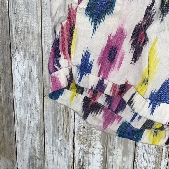 J. Crew Paint Swatch Linen Blend Shorts - Picture 3 of 6